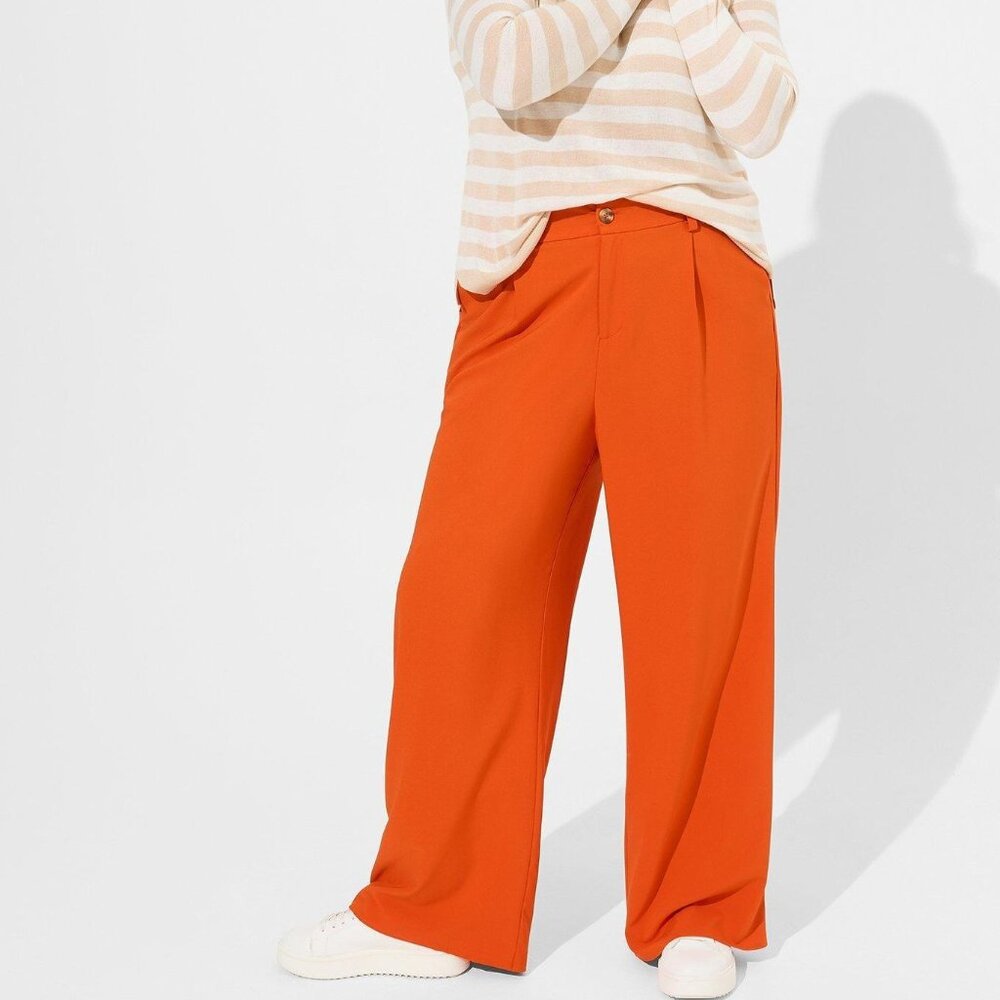 Torrid wide leg crepe pants